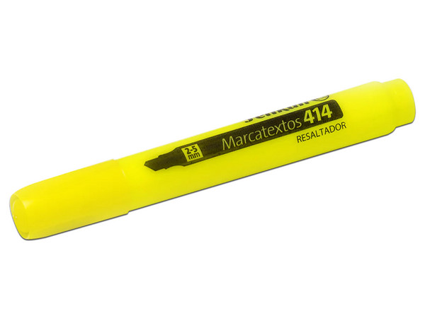 Marcador de Texto PELIKAN 414, Contiene 1 Pieza. Color Amarillo.