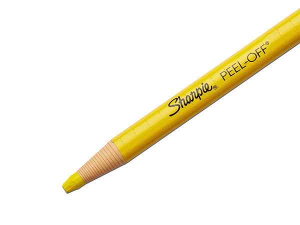 Marcador de Cera Sharpie 2229131, Caja con 12 Piezas. Color Amarillo.