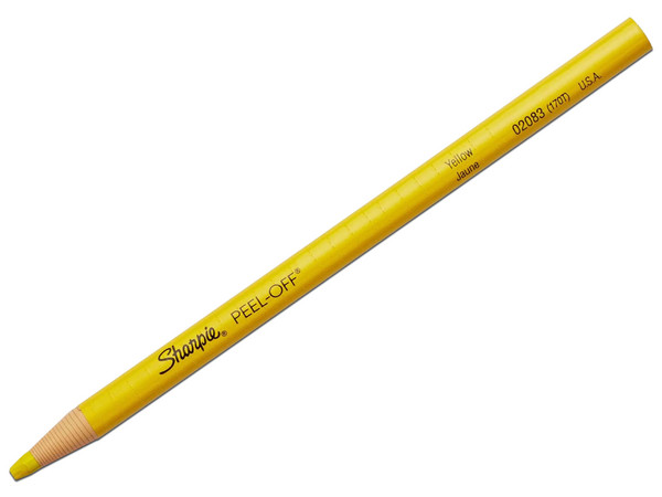 Marcador de Cera Sharpie 2229131, Caja con 12 Piezas. Color Amarillo.