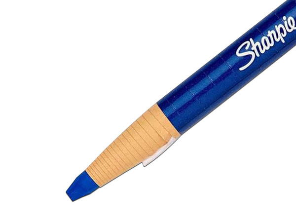 Marcador de Cera Sharpie 2229133, Caja con 12 Piezas. Color Azul.