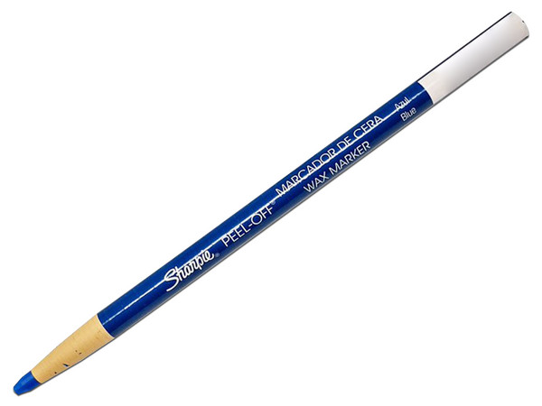 Marcador de Cera Sharpie 2229133, Caja con 12 Piezas. Color Azul.