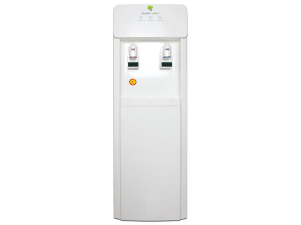 Dispensador de Agua TECHMAKRO DIS802505, 20L, Frio y Caliente, Color Blanco.