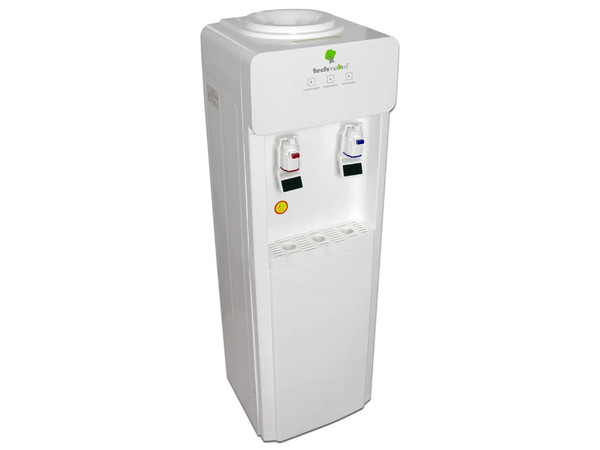 Dispensador de Agua TECHMAKRO DIS802505, 20L, Frio y Caliente, Color Blanco.