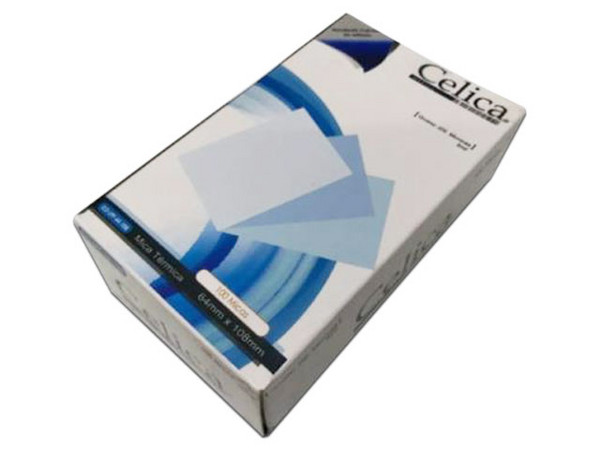 Mica Térmica Celica CO-LPF-64-108, 64mm x 108mm, 200 Micras, Paquete con 100 Piezas.