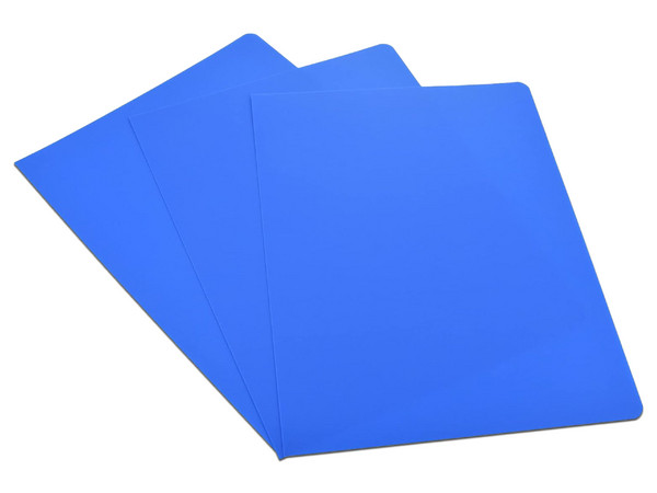 Cubierta Plástica GBC P3545, Tamaño Carta. Color Azul. Caja con 50 Piezas.