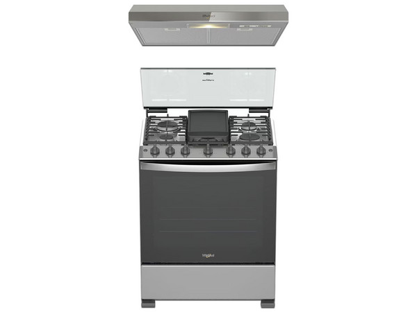 Estufa de Piso y Campana Empotrable Whirlpool CWFR5200D-HH de 30