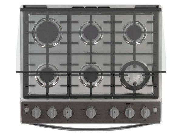 Estufa de Piso Whirlpool Xpert Air Fry WFR7250S de 30