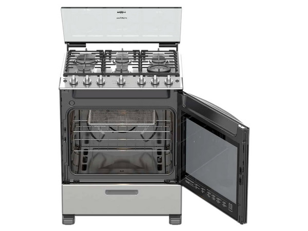 Estufa de Piso Whirlpool Xpert Air Fry WFR7250S de 30