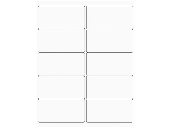 Etiquetas Avery 08163, color blanco, 250 etiquetas.