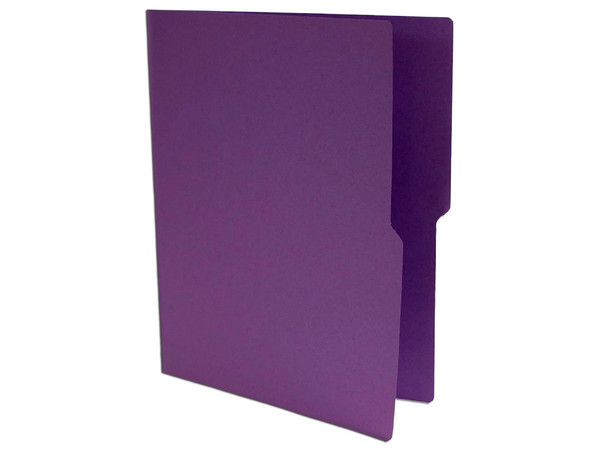 Folder APSA L85-P Tamaño Carta, Color Morado, Caja con 100 piezas.