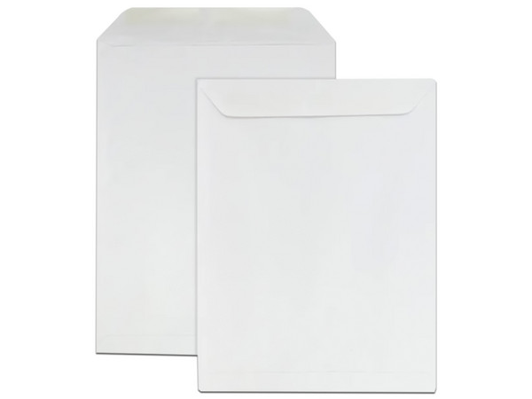 Sobre Engomado Tamaño Carta Fortec B-23-BG, 50 Piezas, Color Blanco.