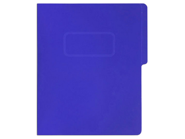 Carpeta PressBoard Fortec FB-3026 con Broche, Color Azul Rey.