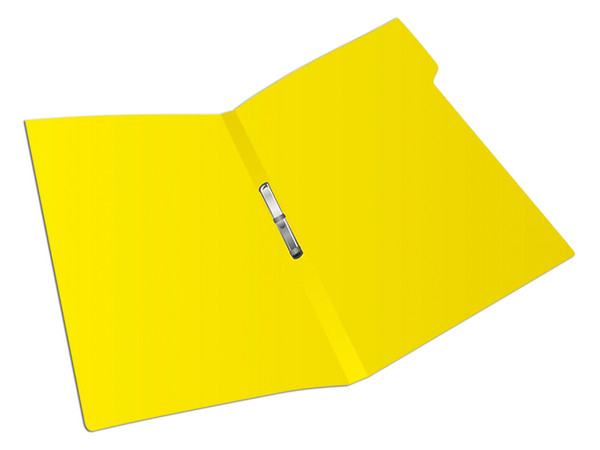 Carpeta PressBoard Fortec FB-3033 con Broche, Color Amarillo.