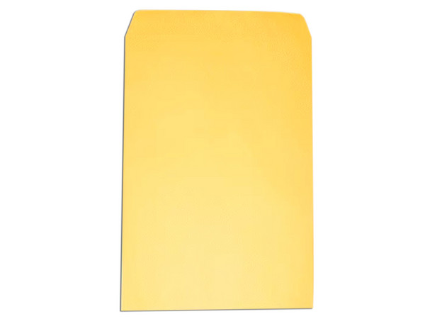 Sobre Manila KYMA SOB1-TE-MA, Tamaño Esquela, Color Amarillo, Caja con 50 Piezas.