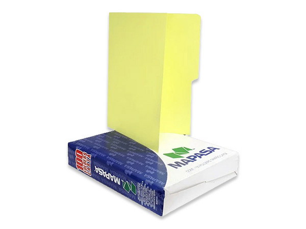 Folder Mapasa, PC0005, Tamaño Carta, 100 Piezas, Color Canario.