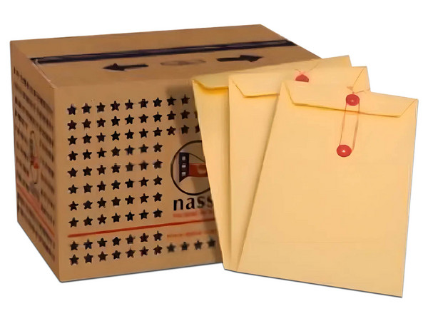 Sobre Bolsa Nassa Ante IA0071 de 1/2 Carta, con Rondana e Hilo, 80 Kg, Caja con 250.