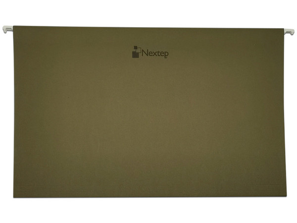 Carpeta Colgante Nextep Economico Oficio, Tradicional c/25. Color Verde