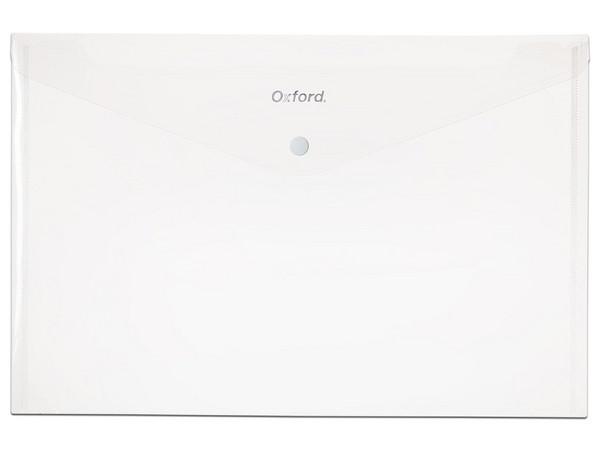 Sobre Portadocumentos OXFORD Horizontal F412B, Tamaño Carta, Color Blanco.