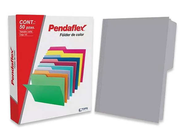 Folder Pendaflex 05012gr, Tamaño Carta, 1 Paquete con 50 Piezas.