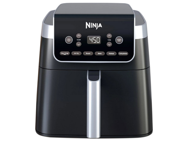 Freidora de Aire Ninja AF181LAA Pro XL 6 en 1, 1750W, Capacidad de hasta 6.1L, Temporizador, Color Negro.