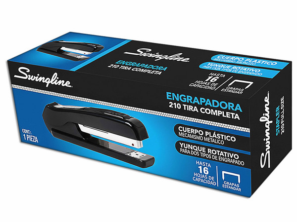 Engrapadora Acco 210, Tira Completa, Swingline, Capacidad 2 a 16 Hojas, Material Plástico.