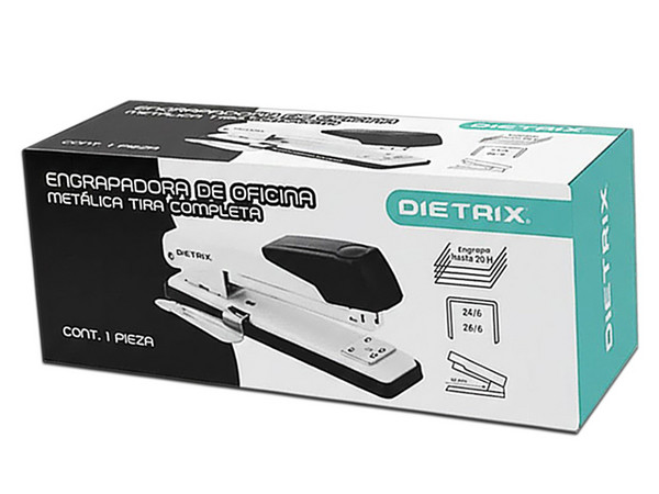 Engrapadora Metálica Dietrix 3519, Tira Completa de Gran Capacidad, Uso Intensivo para Oficina.