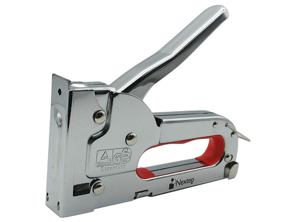 Grapadora Nextep Manual Tipo Pistola Metálica Tira Completa.