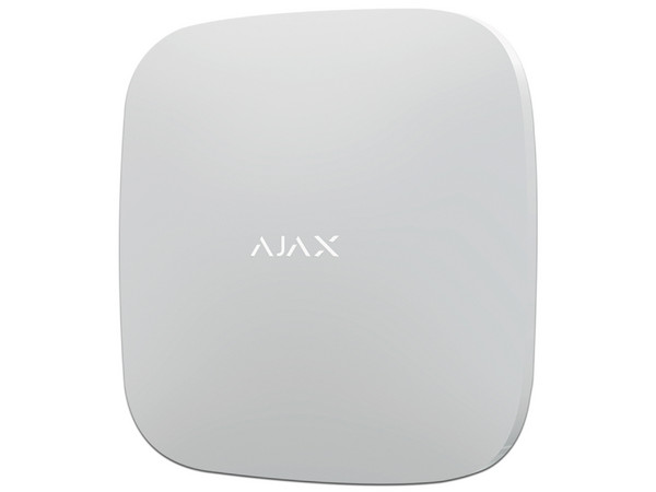 Panel de Control de inteligente Ajax Hub 2 4G, 2000m de Alcance, 100 Dispositivos, Ethernet, LTE. Color Blanco.