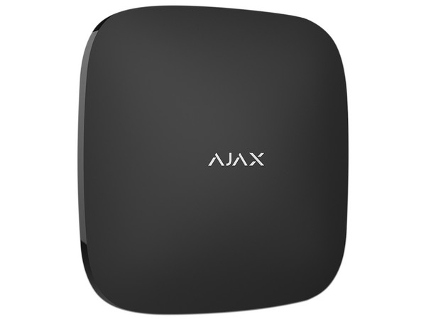 Panel de Control de inteligente Ajax Hub 2 4G, 2000m de Alcance, 100 Dispositivos, Ethernet, LTE. Color Negro.