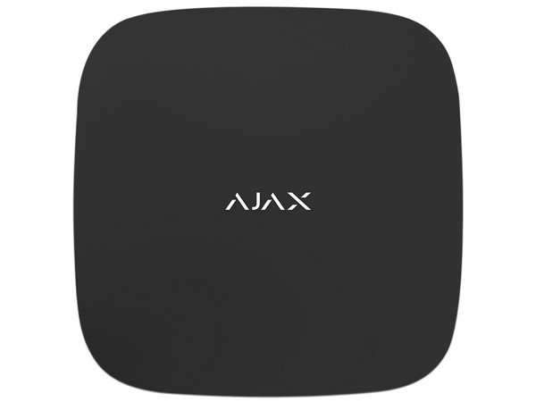 Panel de Control de inteligente Ajax Hub 2 4G, 2000m de Alcance, 100 Dispositivos, Ethernet, LTE. Color Negro.