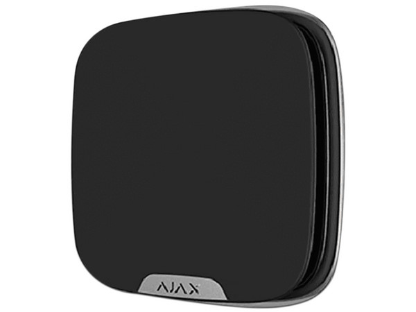 Sirena Exterior Inalámbrica Ajax StreetSiren DoubleDeck, 85 dB, Incluye Brandplate Personalizable, Color Negro.
