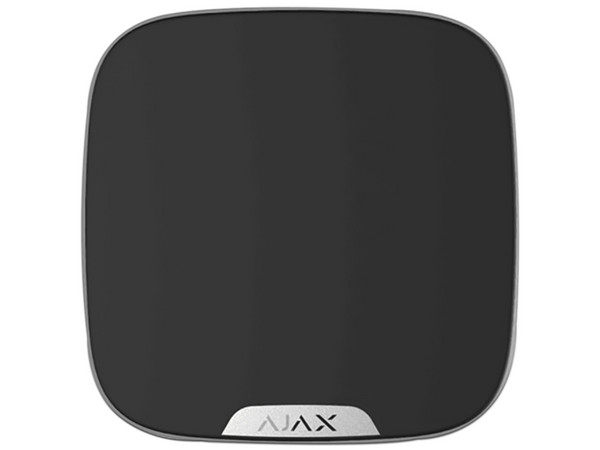 Sirena Exterior Inalámbrica Ajax StreetSiren DoubleDeck, 85 dB, Incluye Brandplate Personalizable, Color Negro.