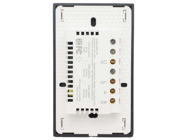Apagador Inteligente Epcom SHS411W, 1 Regreso, Conexión Wi-Fi 2.4 Ghz, Compatible con Amazon Alexa y Google asistente, Color Negro.