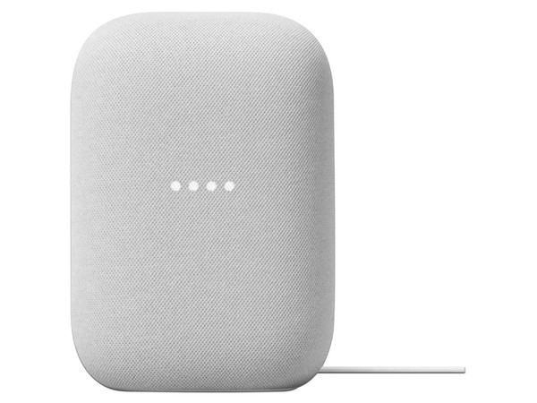 Bocina Inteligente GOOGLE Nest GA01420-US, Control por voz con Asistente Google, Conectividad Wi-Fi y Bluetooth, Audio de Alta Calidad. Color Blanco.