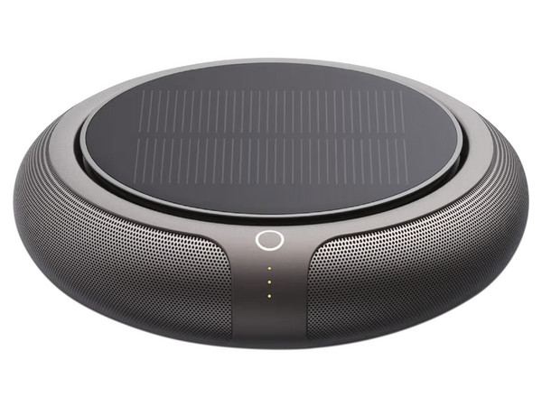 Purificador de Aire Portátil Akiton de Energía Solar. Color Negro.