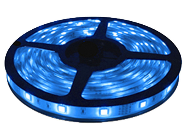 Tira LED JWJ JLTL-5050-IP20, 15W, IP20, 5m, Color Azul. Requiere Adaptador Modelo JPY-01 (No Incluido).
