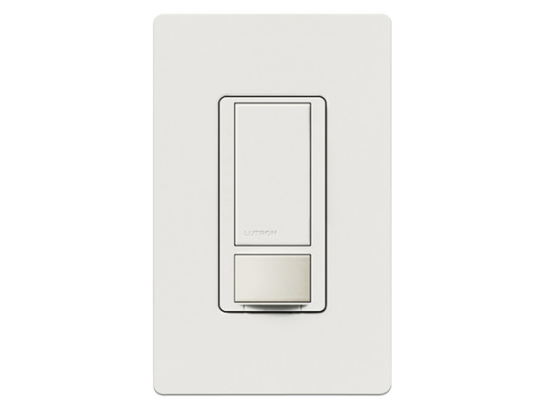 Apagador con sensor de presencia Lutron MSOPS6M2DVWH, Recomendable para espacios grandes y Oficinas.