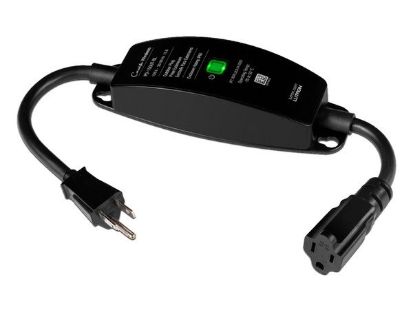 PlugIn Interruptor Lutron PD15OUTBL On/Off, Uso en exterior IP66, inalámbrico. 15A /120V.