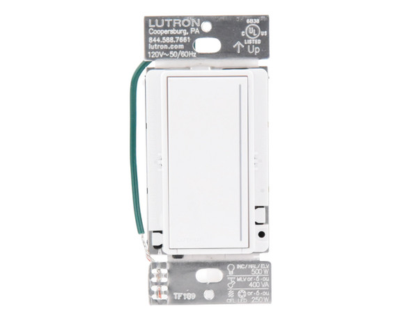 Atenuador Táctil SUNNATA Dimmer PRO Para Línea Radio Ra3, Cable Neutro Opcional de 250W LED / CFL, Color Blanco.