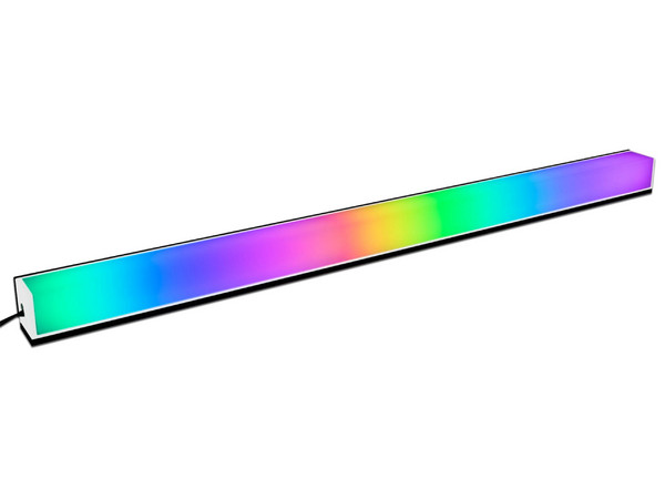Barra de Luz LED ARGB Munfrost Bifrost Viper AR30 de 30 cm, Light Sync, Magnética, 5v, Color Negro.