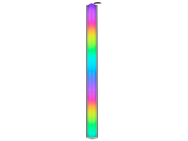Barra de Luz LED ARGB Munfrost Bifrost Viper AR30 de 30 cm, Light Sync, Magnética, 5v, Color Negro.