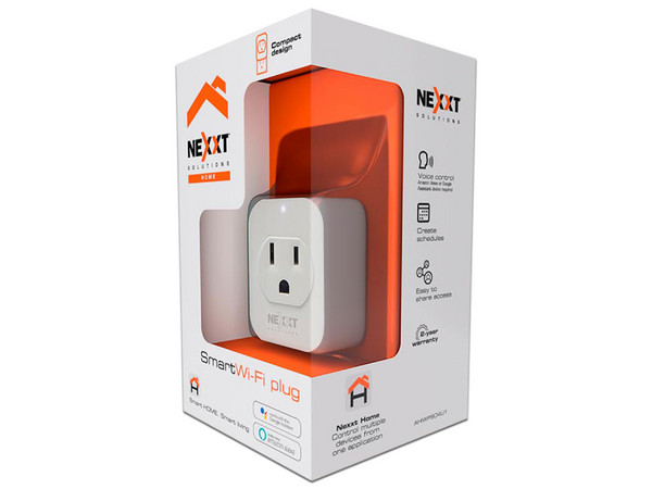 Enchufe Inteligente Wi-Fi Nexxt, Color Blanco.
