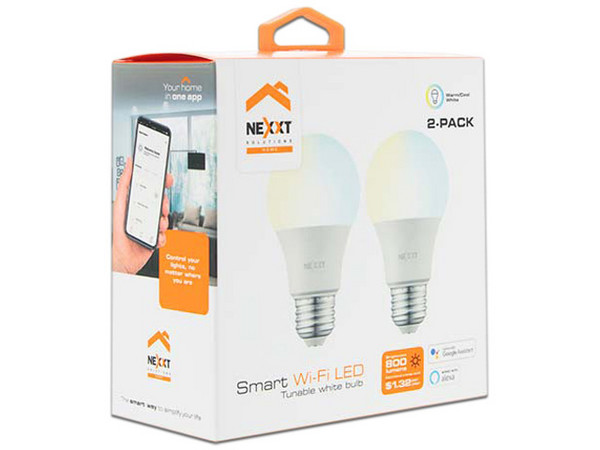 Foco inteligente Nexxt Smart Wi-Fi LED.