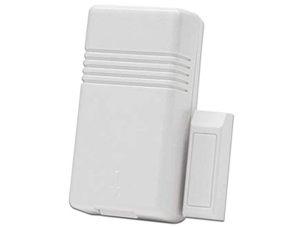 Contacto Magnético Resideo Inalámbrico para Puertas y Ventanas. Incluye Imán Transmisor de Dos Zonas, Alcance De Una Milla, Material Plástico, Compatible Con Sistemas De Alarma Resideo Home 5800 Series. Color Blanco.