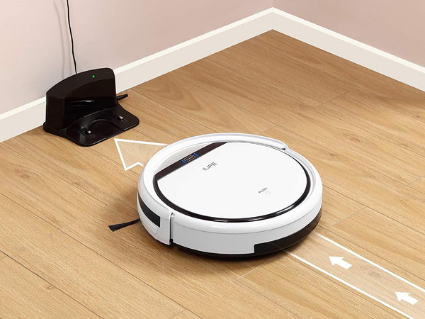Robot Aspiradora Inteligente Robocleaner X1, Control remoto vía app. Color Negro.