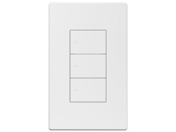 Apagador de Pared Touch Sonoff M5-3C-120W, 3 Canales, Wi-Fi, Compatible con Google Home y Alexa. Color Blanco.
