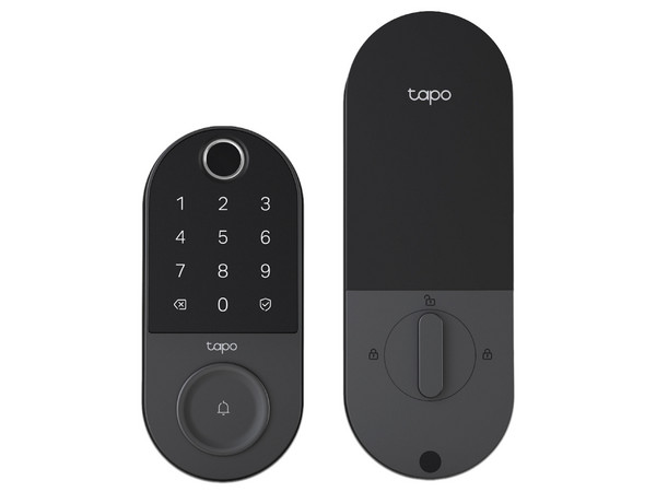 Timbre y Cerradura Inteligente TP-Link TAPO DL110, 6 Formas de Acceso, Reconocimiento de Huella, Bloqueo Automático, Wi-Fi. Color Negro.