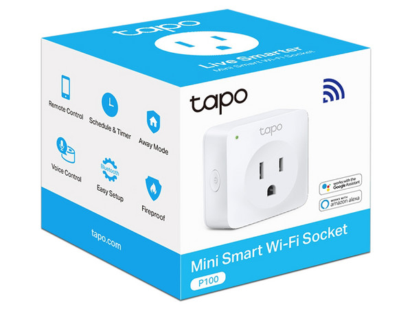 Enchufes Inteligentes TP-Link Smart Wi-Fi Tapo P100 (2-PACK).