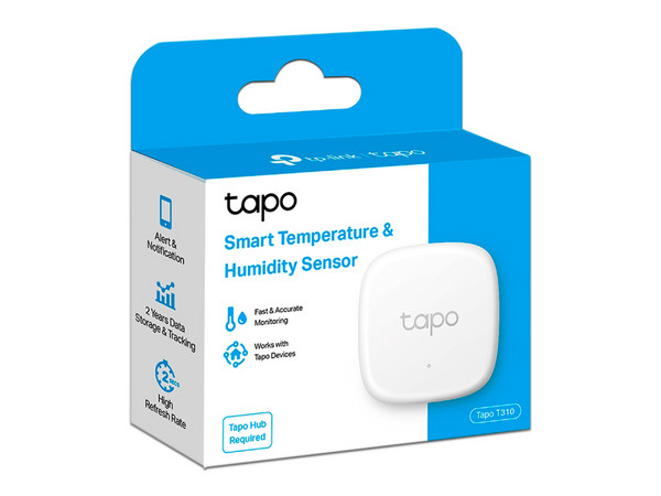 Sensor de Temperatura y Humedad TP LINK TAPO T310, Wifi, Color Blanco.