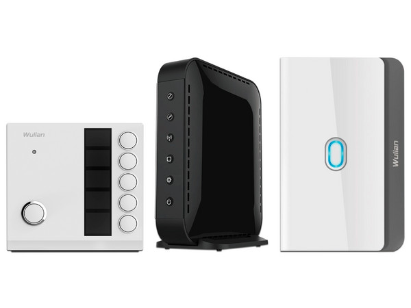 Kit de automatización de iluminación WULIAN SWITCHP desde APP en Smartphone, Central inteligente, Apagador inteligente, Interruptor de Escenas.